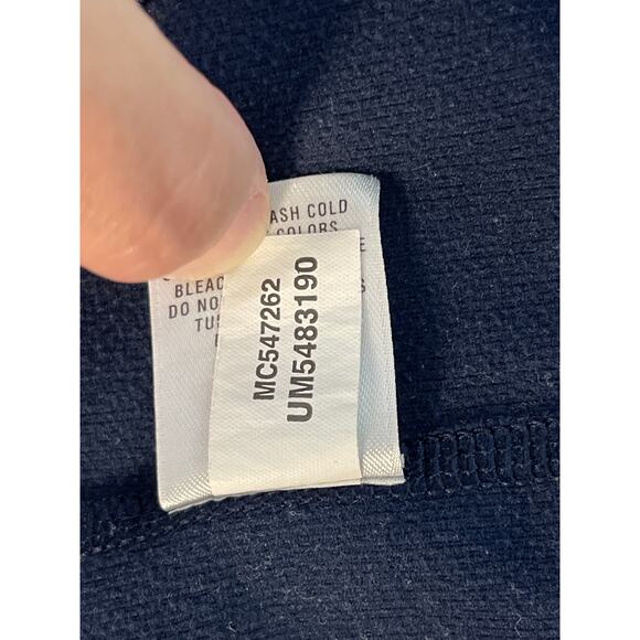 Under Armour ColdGear Fitted Long Sleeve Mock Neck Navy Blue Size Small - Picture 6 of 11